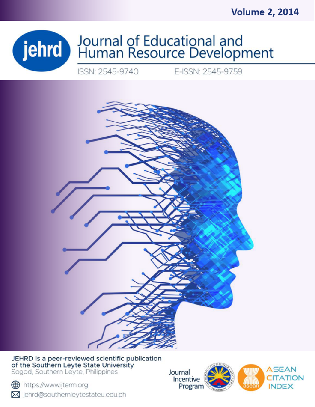 					View Vol. 2 (2014):  Journal of Educational and Human Resource Development
				