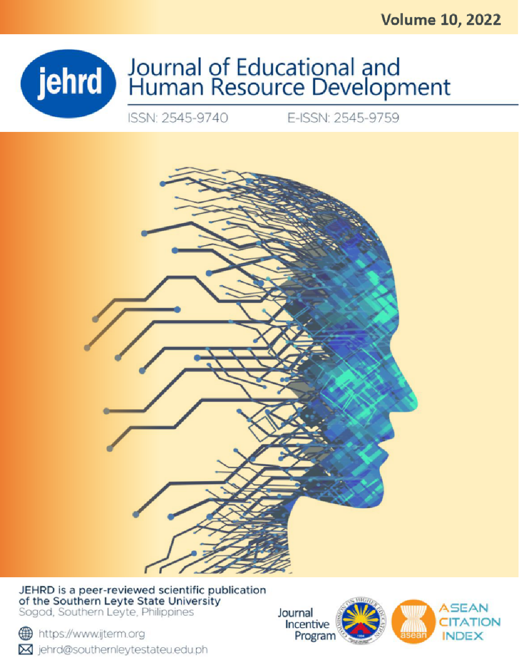 					View Vol. 10 (2022):  Journal of Educational and Human Resource Development
				